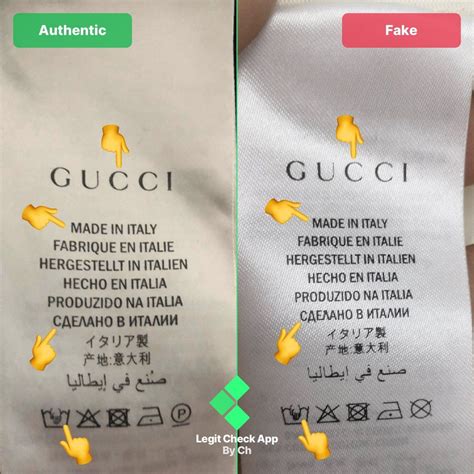 real vs fake gucci label|Gucci legit check.